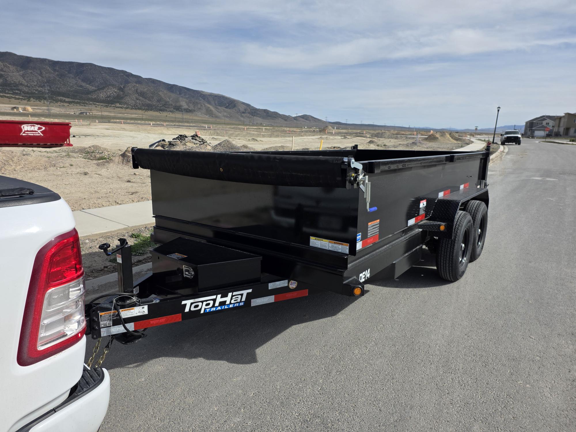 7x14 Dump Trailer — Eagle Mountain Trailer Rentals