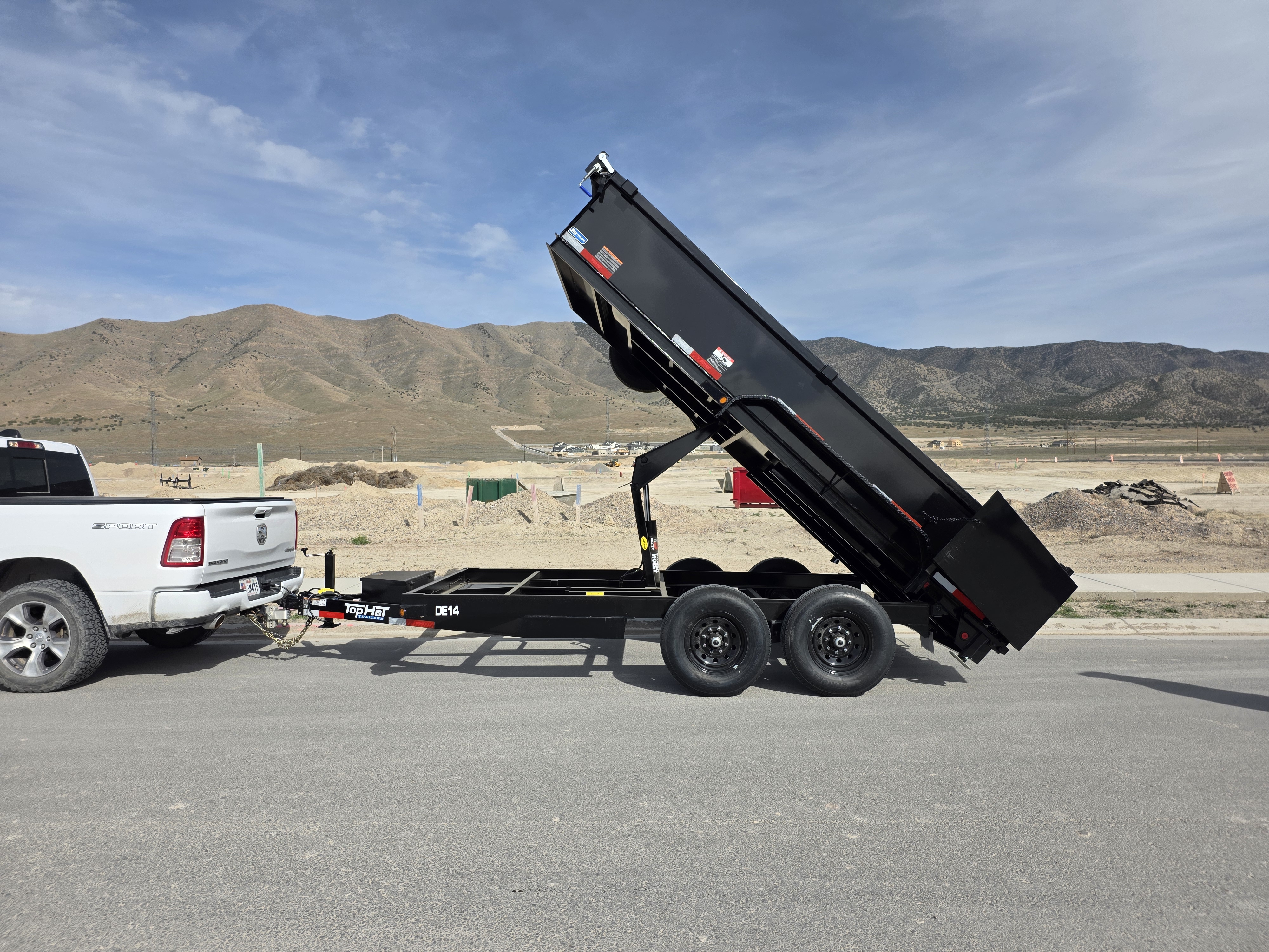 Dump Trailer side view