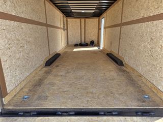 Enclosed trailer interior floor