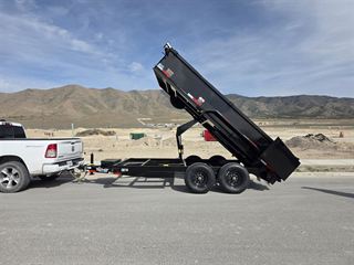 Dump Trailer side view