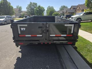 Dump Trailer rear view